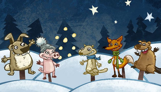 PF 2014 – animované vánoční přání